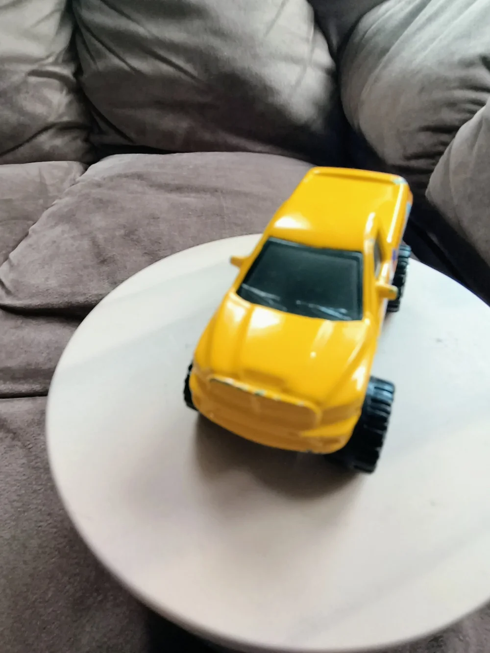 Diecast Toy Truck Mattel 1/64 Scale Cartoon Character On Truck
